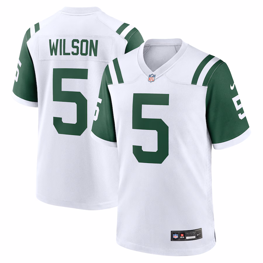 Garrett Wilson New York Jets   Classic Alternate Game Jersey - White
