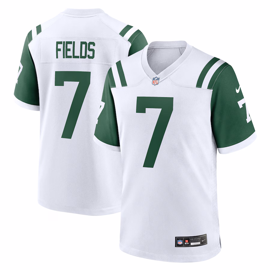 Justin Fields New York Jets  Alternate The Classic Game Jersey -  White