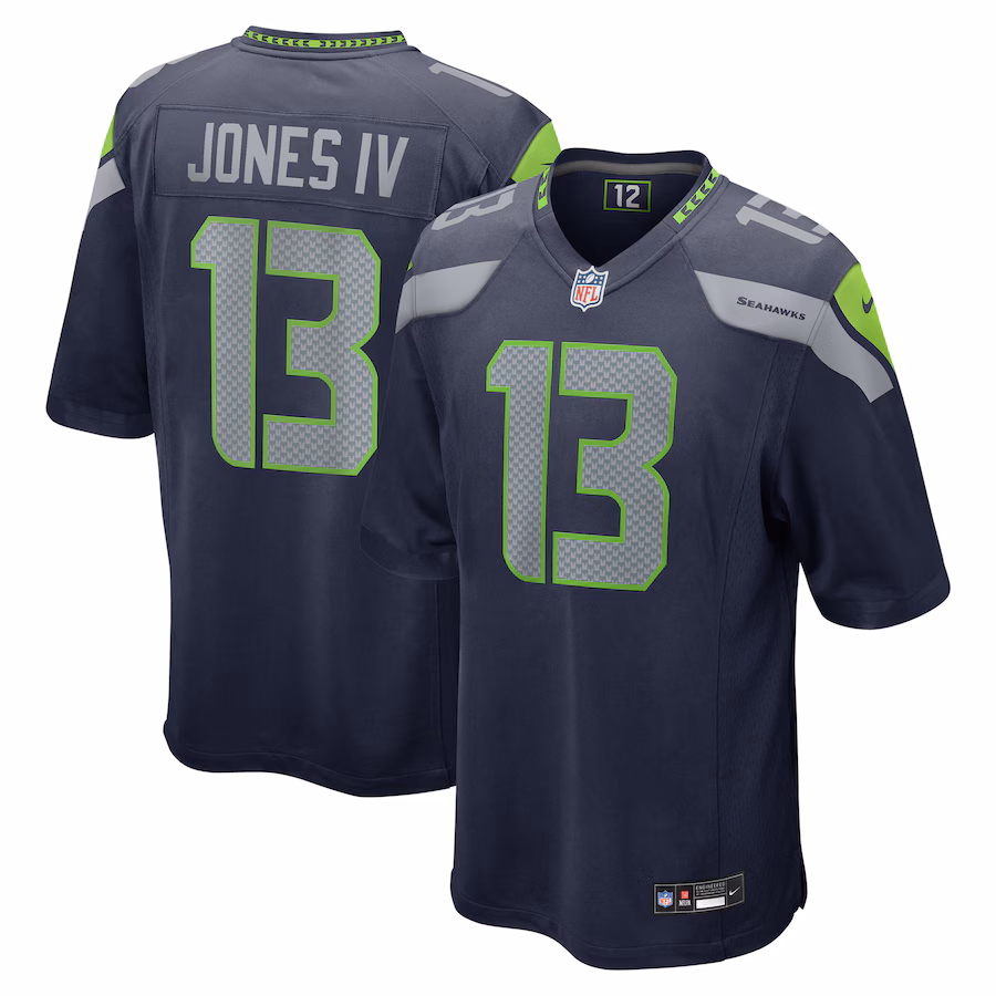 Ernest Jones IV Seattle Seahawks   Game Jersey -  College Navy