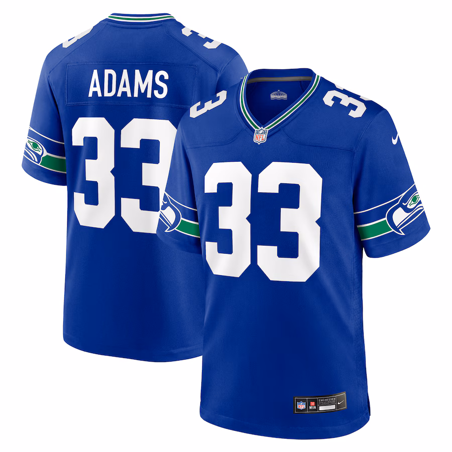 Jamal Adams Seattle Seahawks   Alternate Game Jersey - Royal