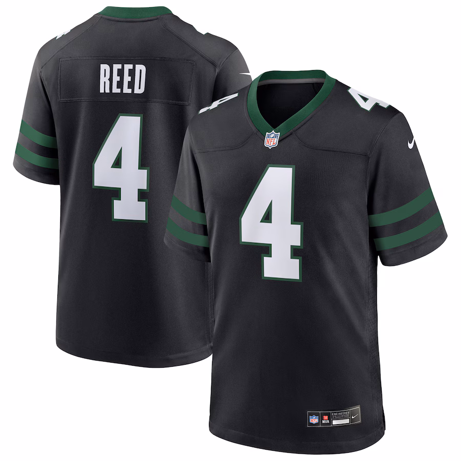 D.J. Reed New York Jets  Alternate Game Jersey - Legacy Black