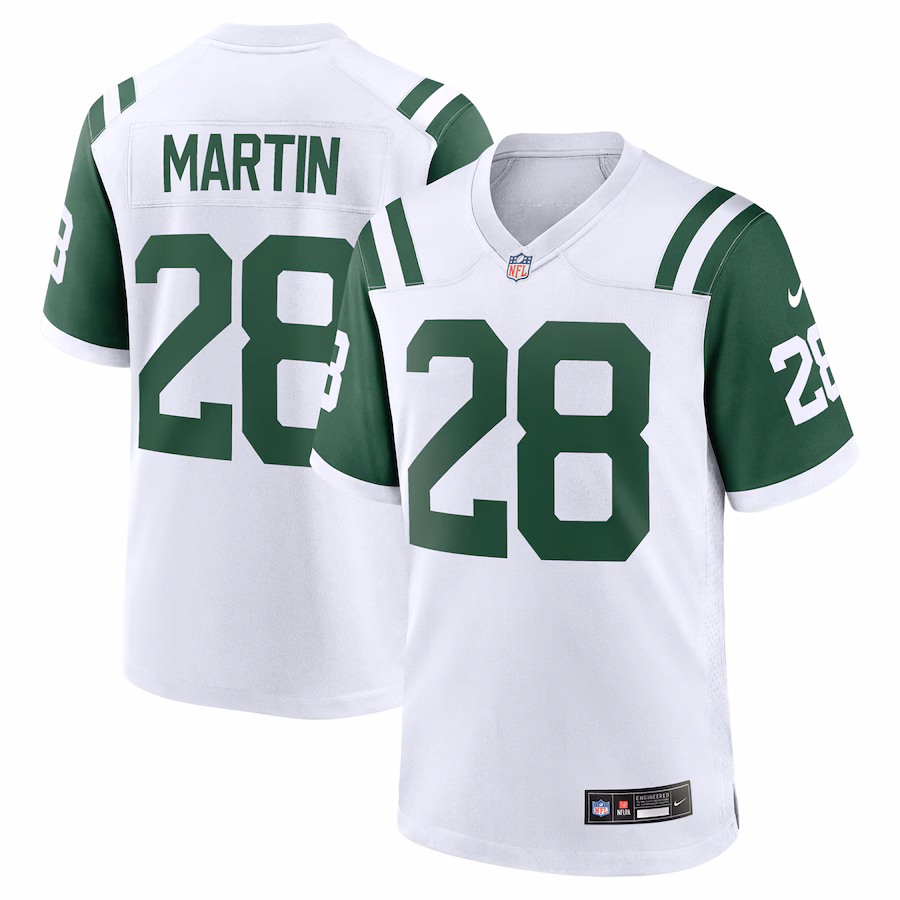 Curtis Martin New York Jets  Retired Player Alternate Game Jersey - White