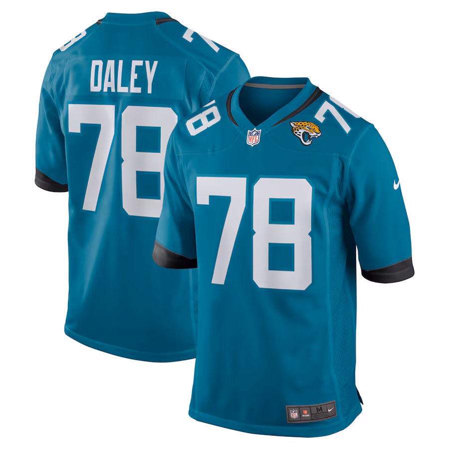 Dennis Daley Jacksonville Jaguars  Team Game Jersey -  Teal