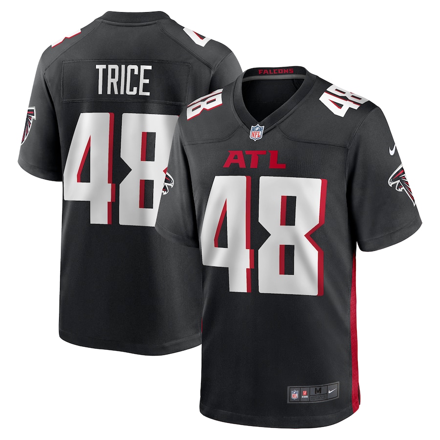 Bralen Trice Atlanta Falcons   Team Game Jersey -  Black