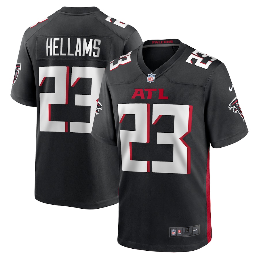 DeMarcco Hellams Atlanta Falcons  Team Game Jersey -  Black
