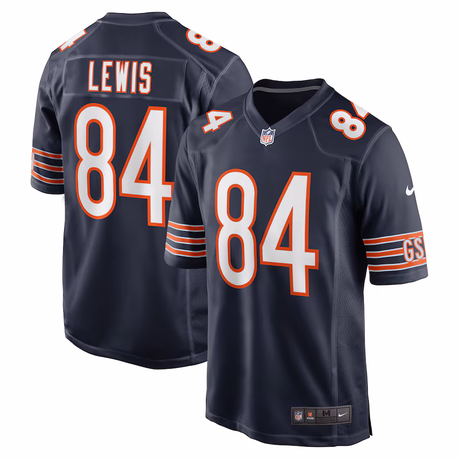 Marcedes Lewis Chicago Bears   Game Jersey -  Navy