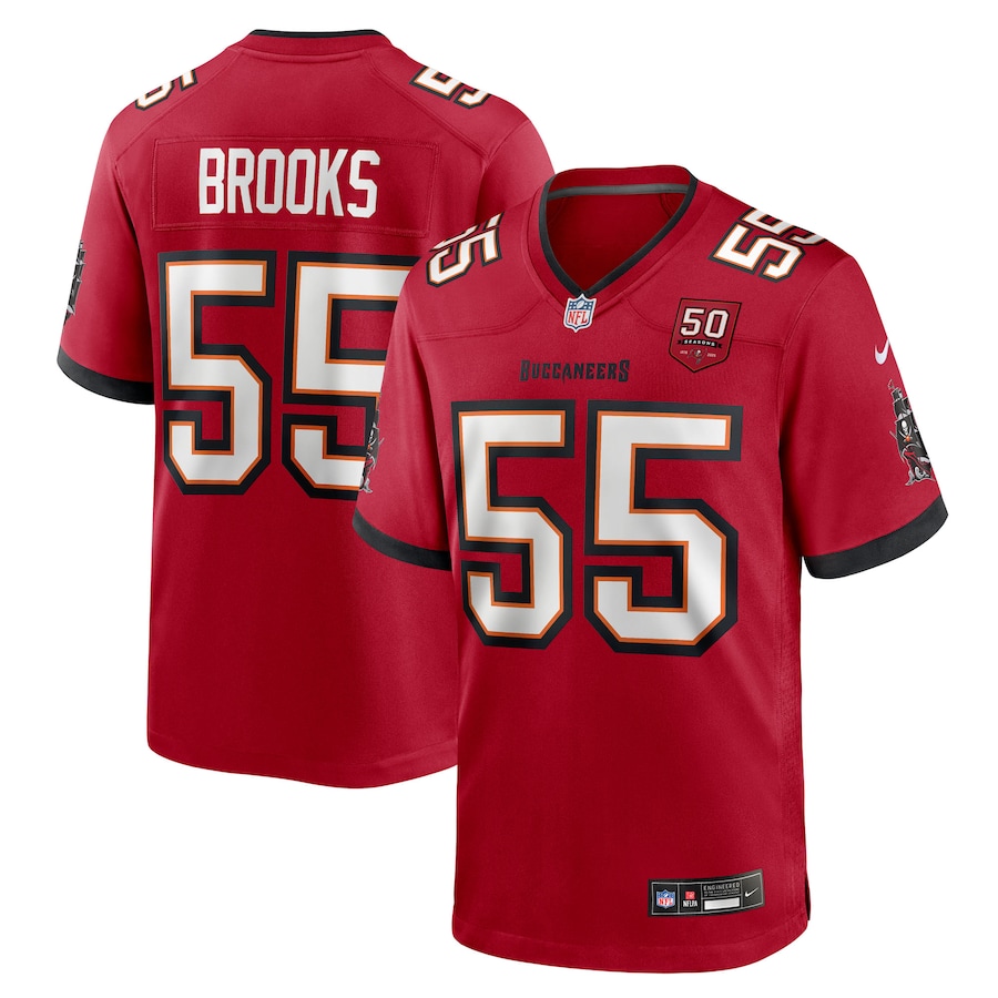 Derrick Brooks Tampa Bay Buccaneers   50th Anniversary Game Jersey - Red