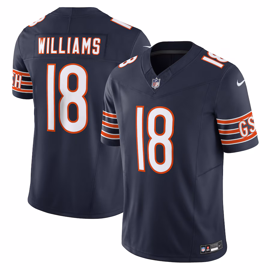 Caleb Williams Chicago Bears   Vapor F.U.S.E. Limited Jersey - Navy