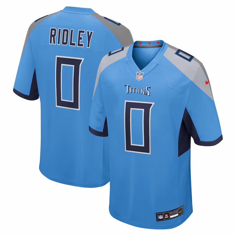 Calvin Ridley  Tennessee Titans Light Blue Team Game Jersey
