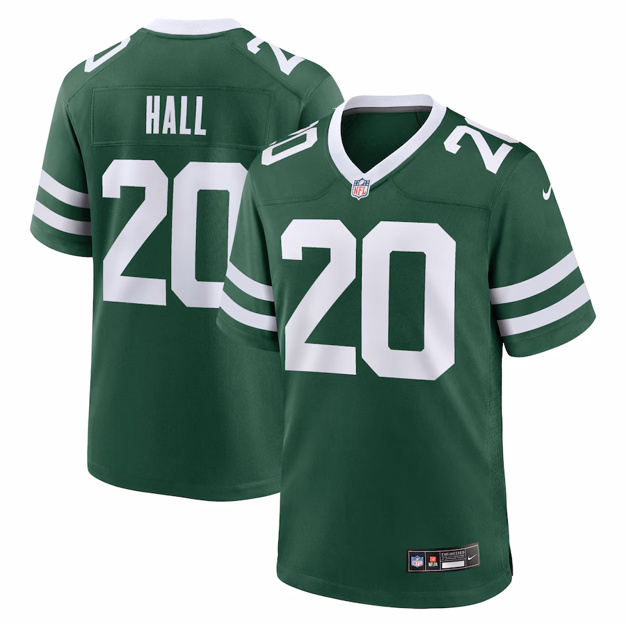 Breece Hall Men's New York Jets    Legacy Green Game Jersey