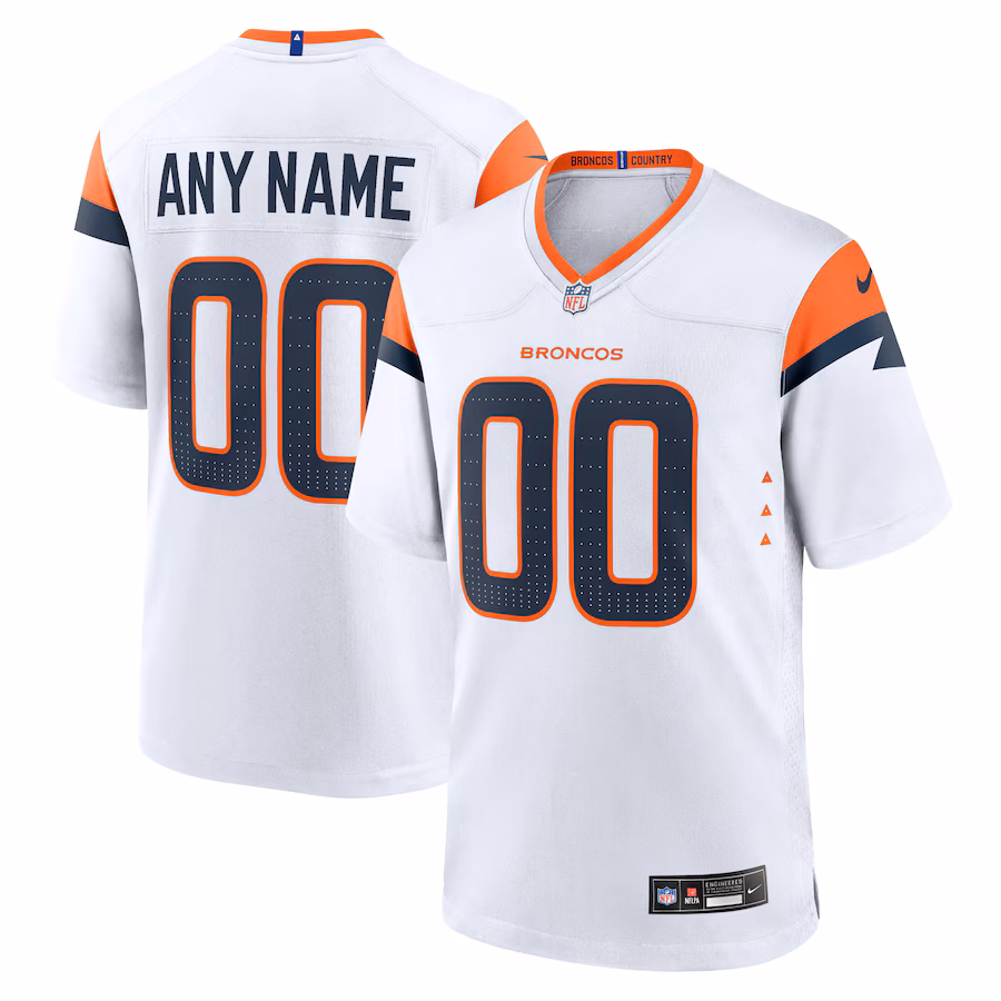 Denver Broncos   Mile High Collection Custom Game Jersey - White