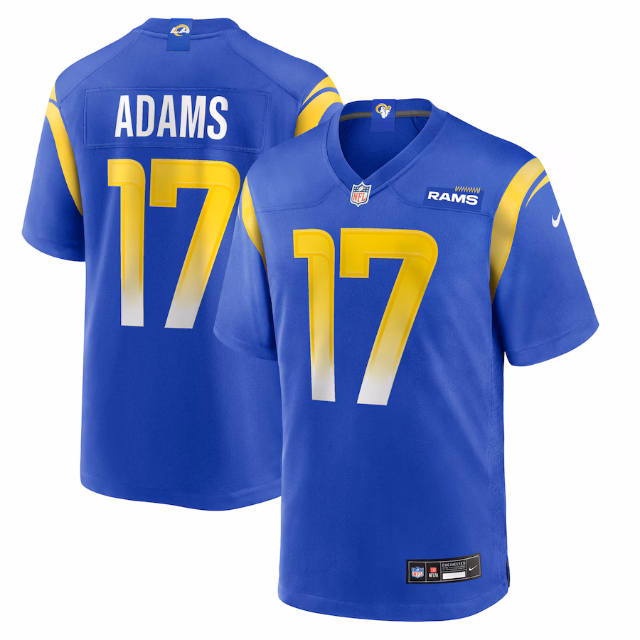 Davante Adams Men's Los Angeles Rams   Royal Game Player Jersey