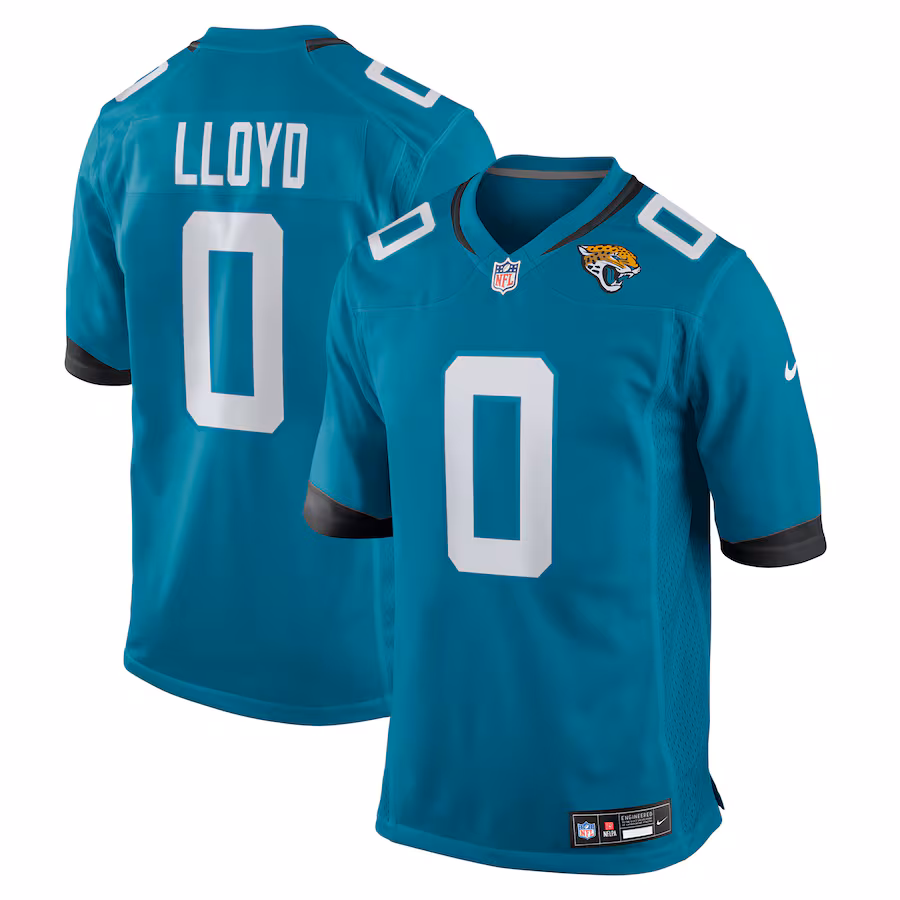 Devin Lloyd  Men's Jacksonville Jaguars   Teal Team Game Jersey
