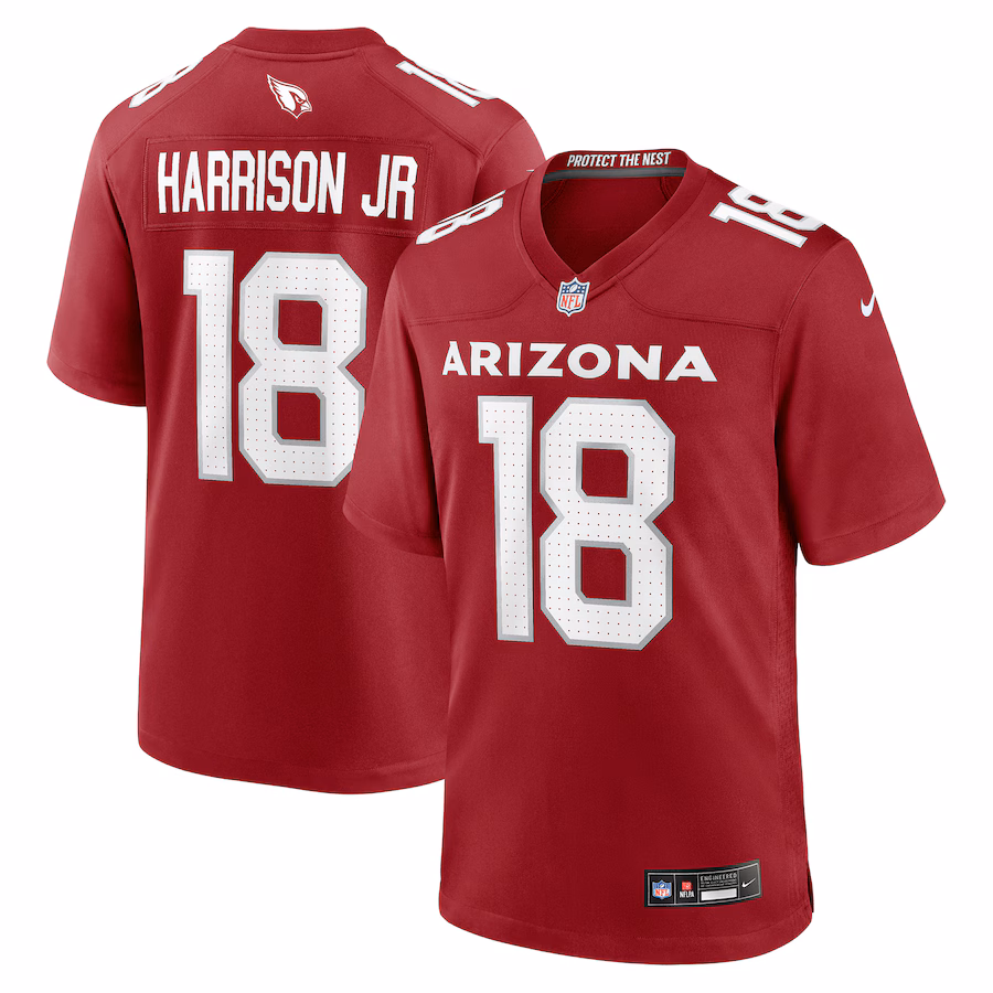 Marvin Harrison Jr.  Men's Arizona Cardinals   Cardinal  Player Game Jersey