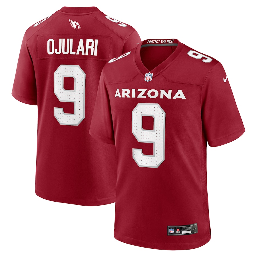 BJ Ojulari Arizona Cardinals  Team Game Jersey -  Cardinal