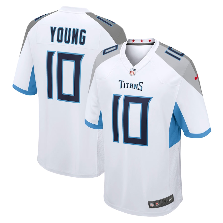 Vince Young Tennessee Titans  Retired Player Game Jersey - White