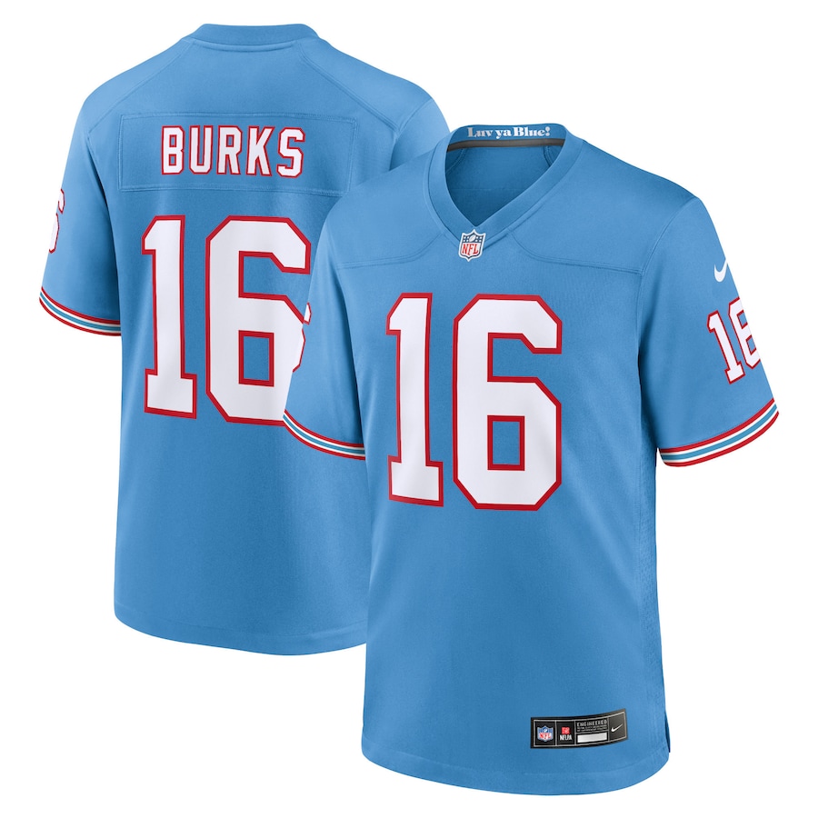 12th Fan Tennessee Titans  Youth Game Jersey - Light Blue