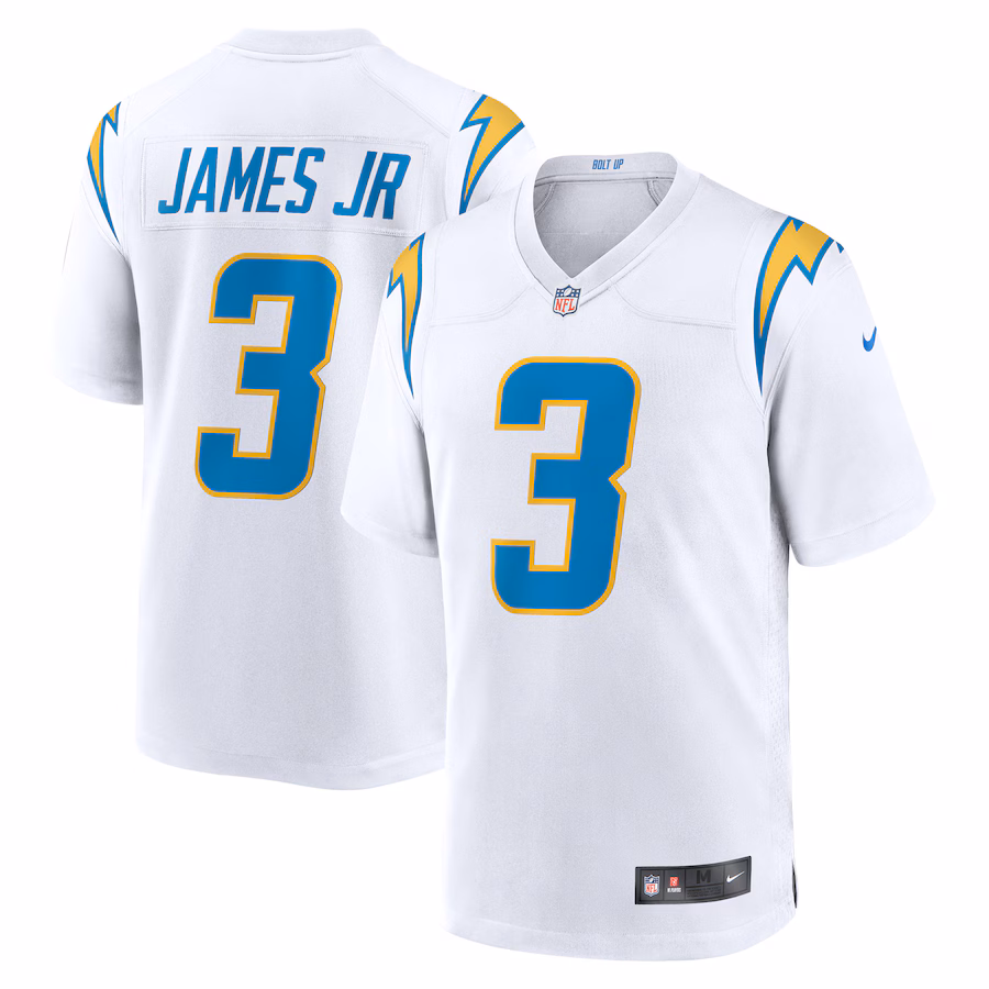 Derwin James Jr.  Men's Los Angeles Chargers  White Game Jersey