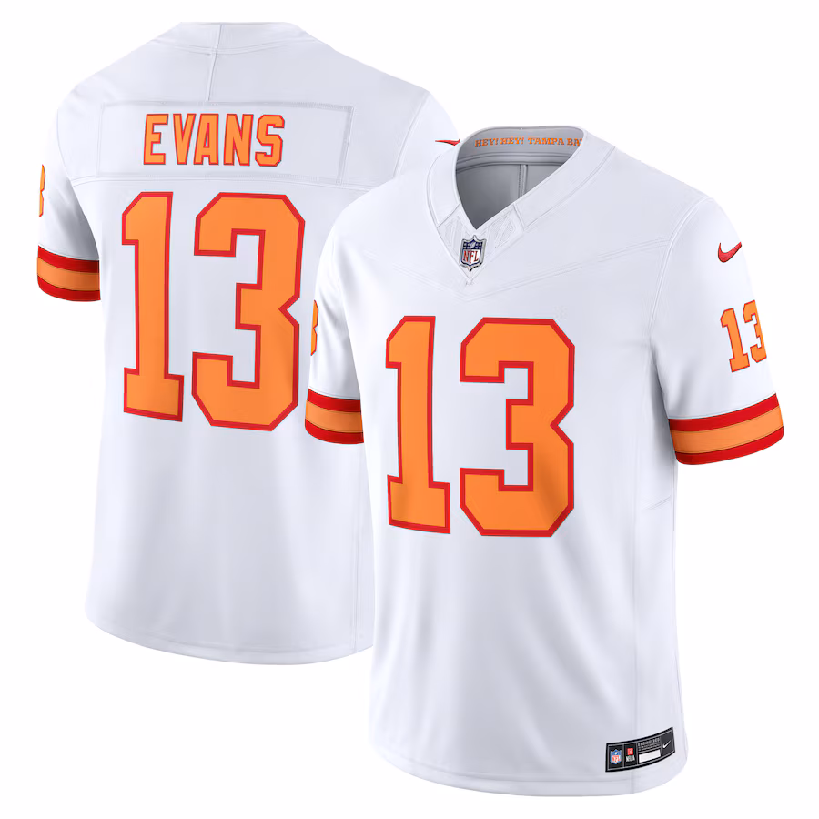 Mike Evans '76 Tampa Bay Buccaneers   Vapor F.U.S.E. Player Limited Jersey - White
