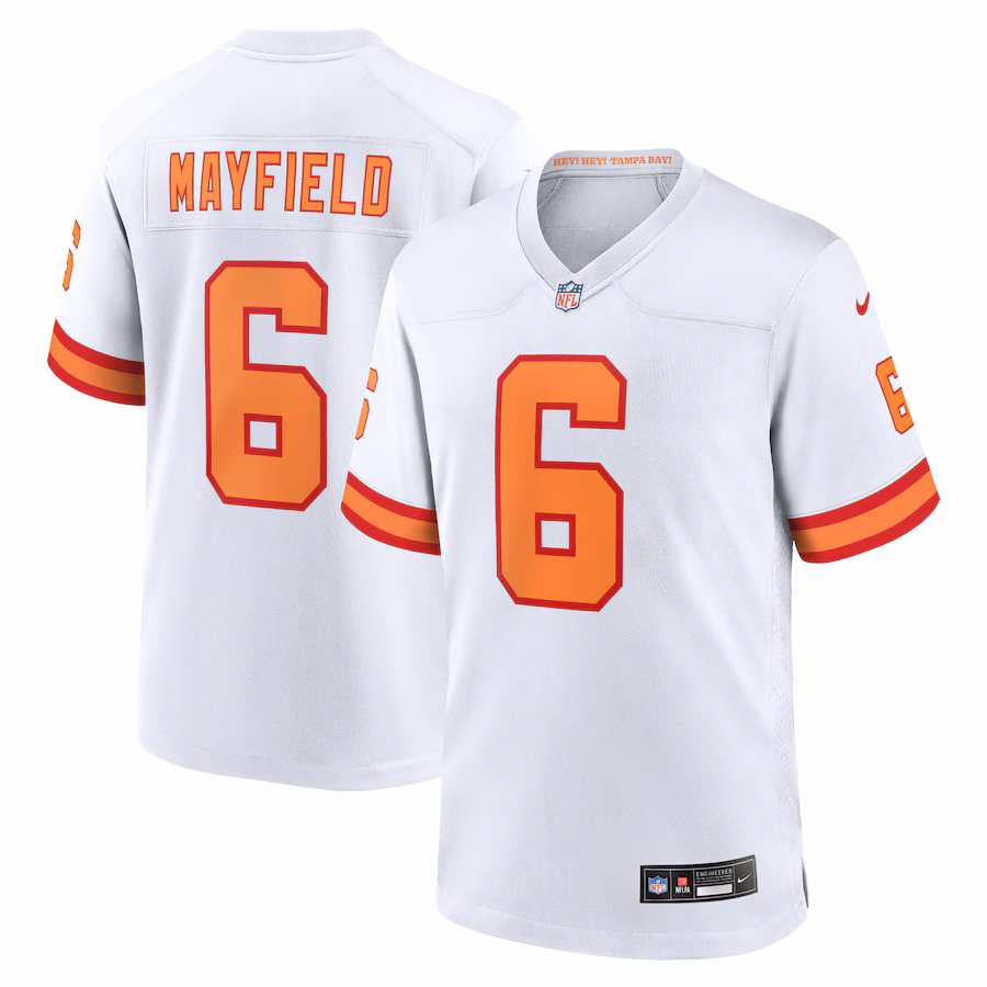 Baker Mayfield '76 Tampa Bay Buccaneers   Player Game Jersey - White