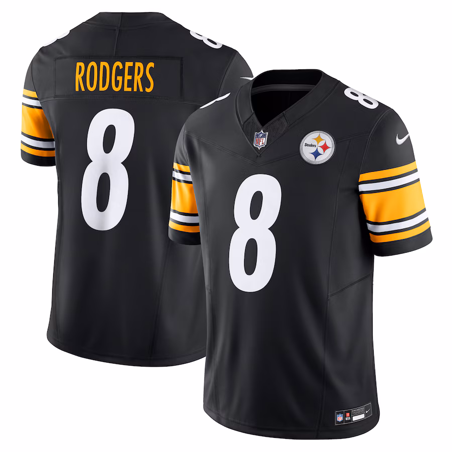 Aaron Rodgers Pittsburgh Steelers  Team  Vapor F.U.S.E. Limited Jersey - Black