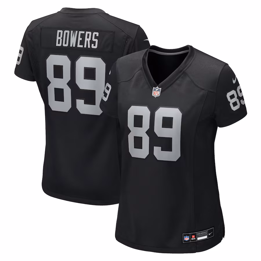 Brock Bowers Las Vegas Raiders  Women's Team Game Jersey -  Black