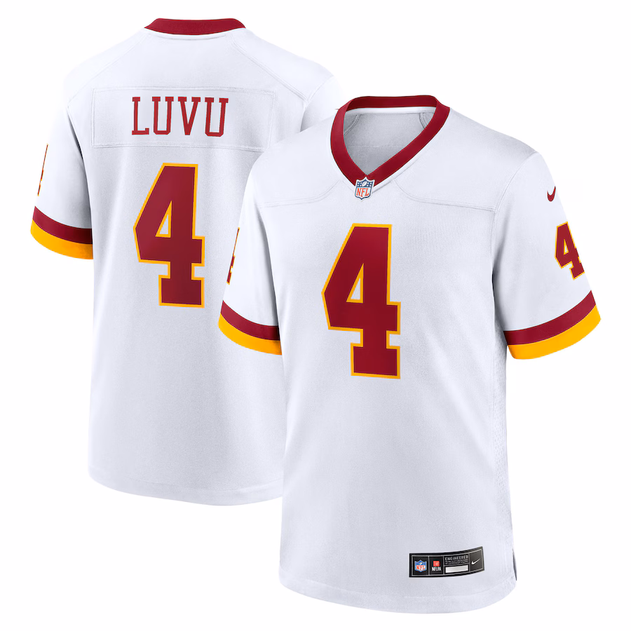 Frankie Luvu Washington Commanders  Game Super Bowl Era Jersey - White