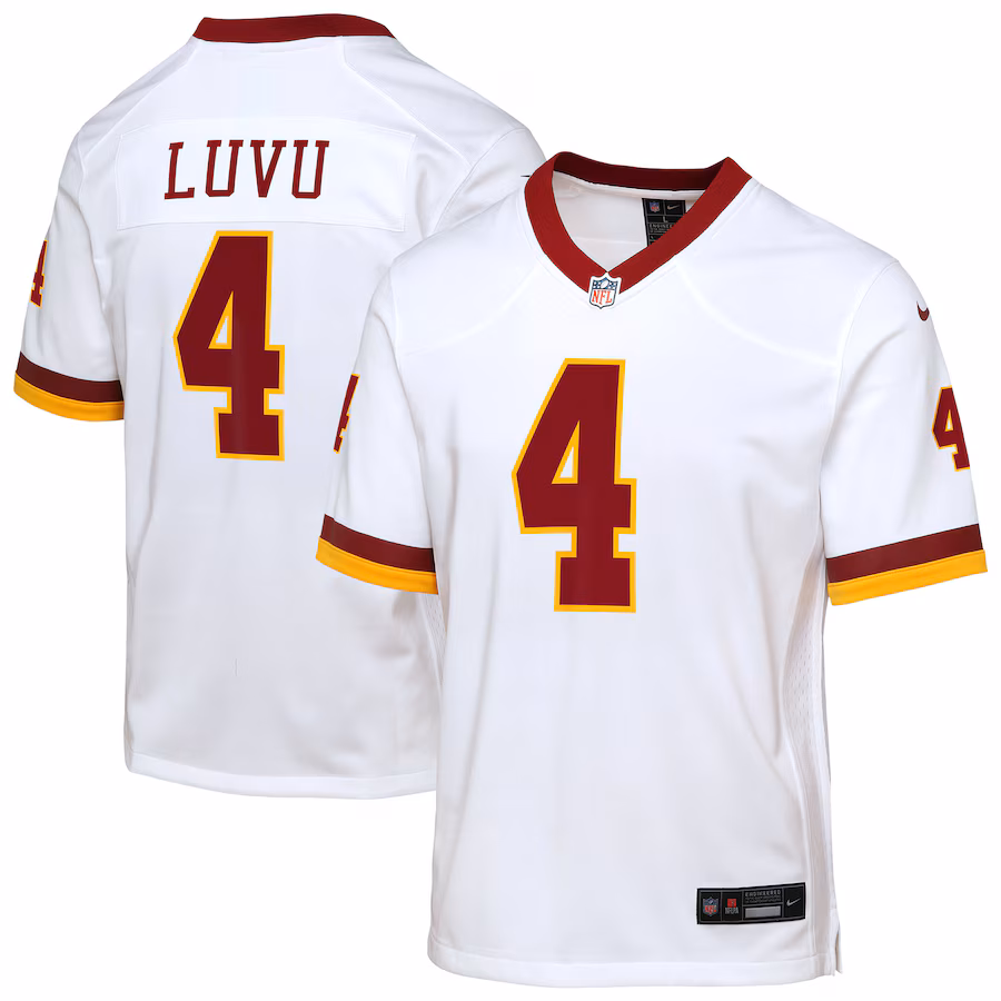 Frankie Luvu Washington Commanders  Youth Game Super Bowl Era Jersey - White