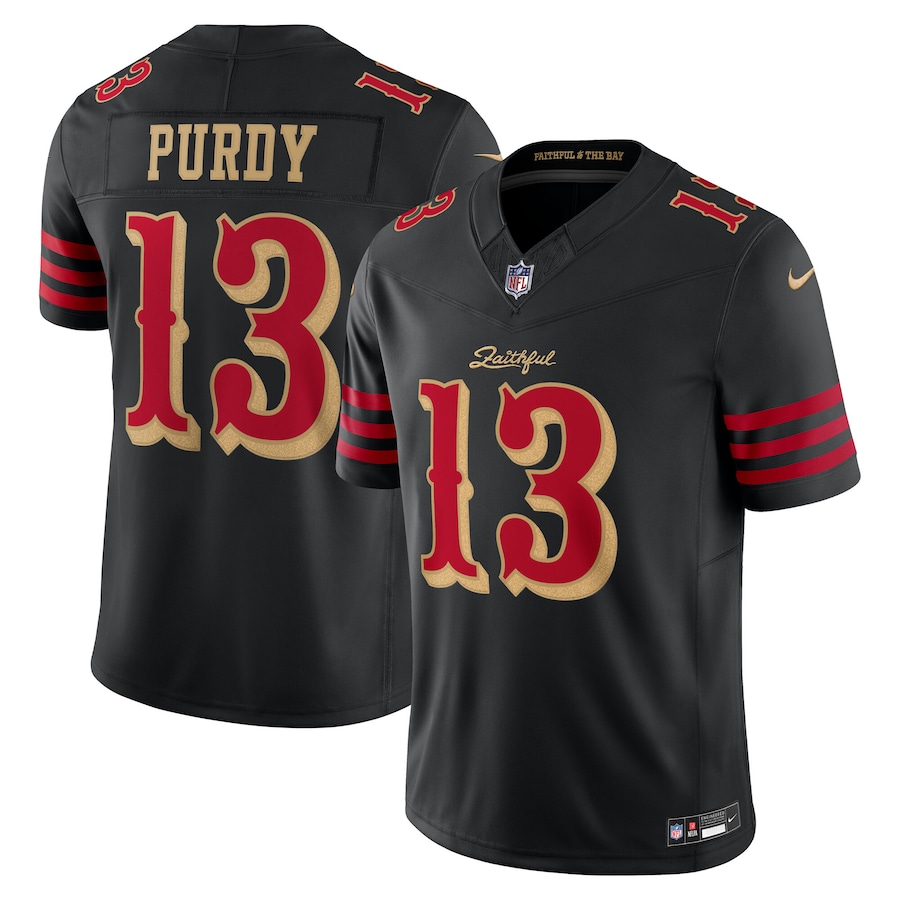 Brock Purdy San Francisco 49ers  2025 Rivalries Collection Limited Jersey - Black