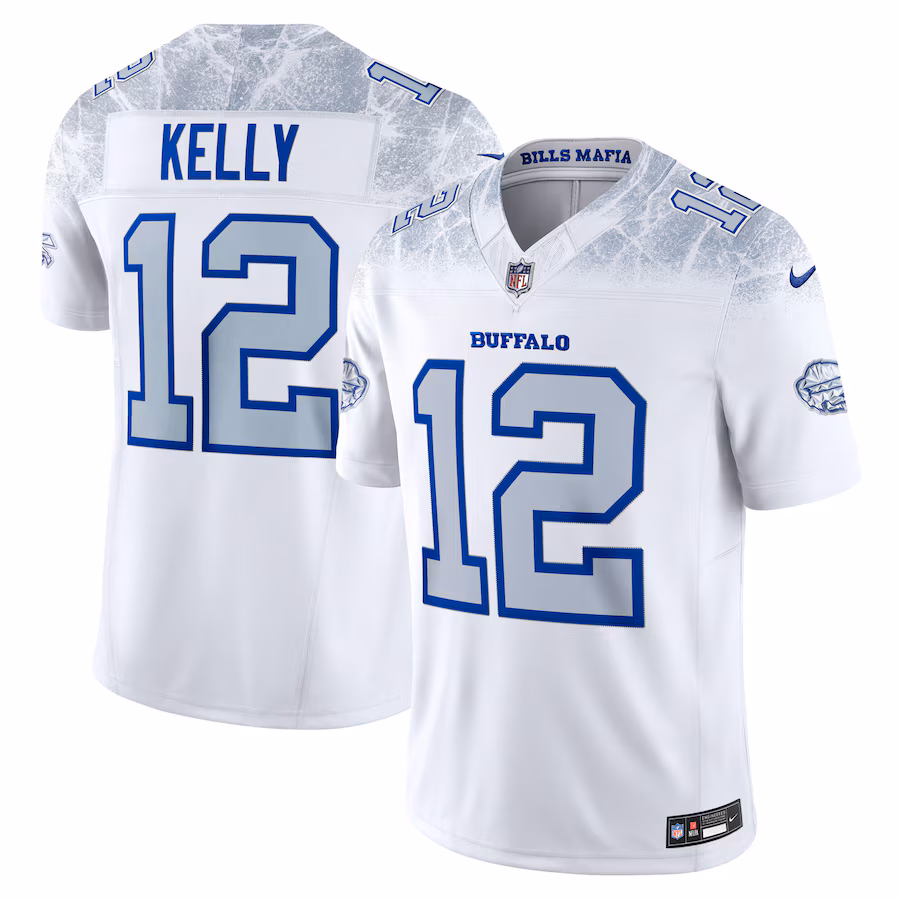 Jim Kelly Buffalo Bills  2025 Rivalries Collection Retired Player Limited Jersey - White