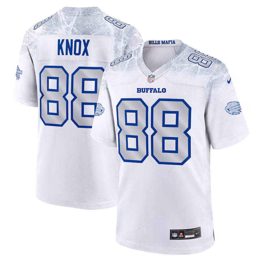 Dawson Knox Buffalo Bills  2025 Rivalries Collection Game Jersey - White