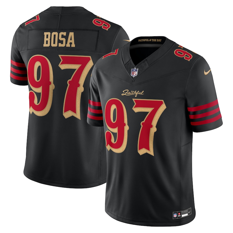 Nick Bosa San Francisco 49ers  2025 Rivalries Collection Limited Jersey - Black