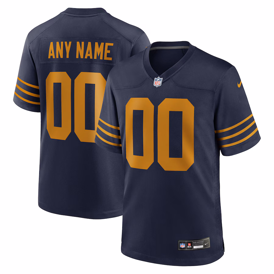 Green Bay Packers  The 1923 Classic Game Custom Jersey - Navy