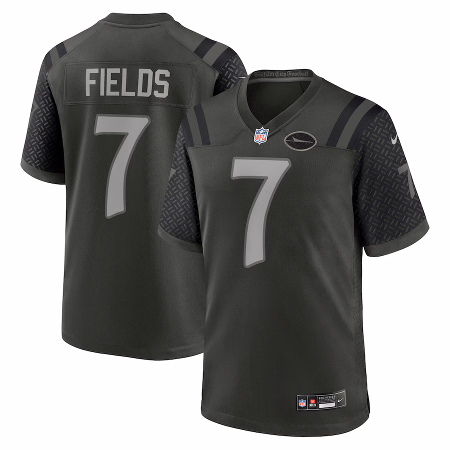 Justin Fields New York Jets  2025 Rivalries Collection Game Jersey - Gotham Green