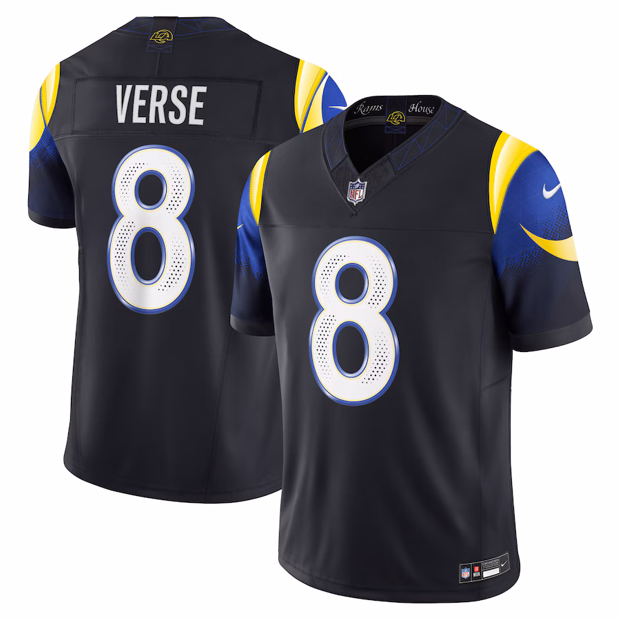 Jared Verse Los Angeles Rams  2025 Rivalries Collection Limited Jersey - Midnight Blue