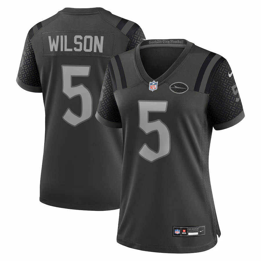 Garrett Wilson New York Jets  Women's 2025 Rivalries Collection Game Jersey - Gotham Green
