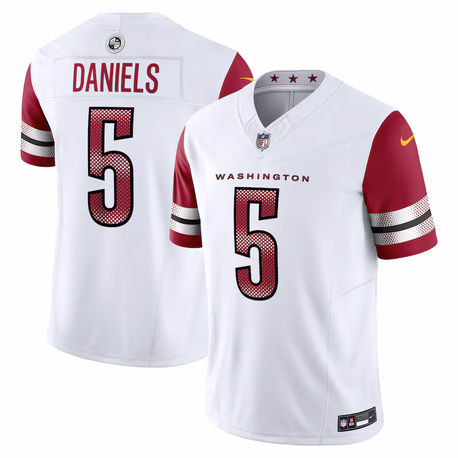 Jayden Daniels Washington Commanders  Vapor F.U.S.E. Limited Jersey - White