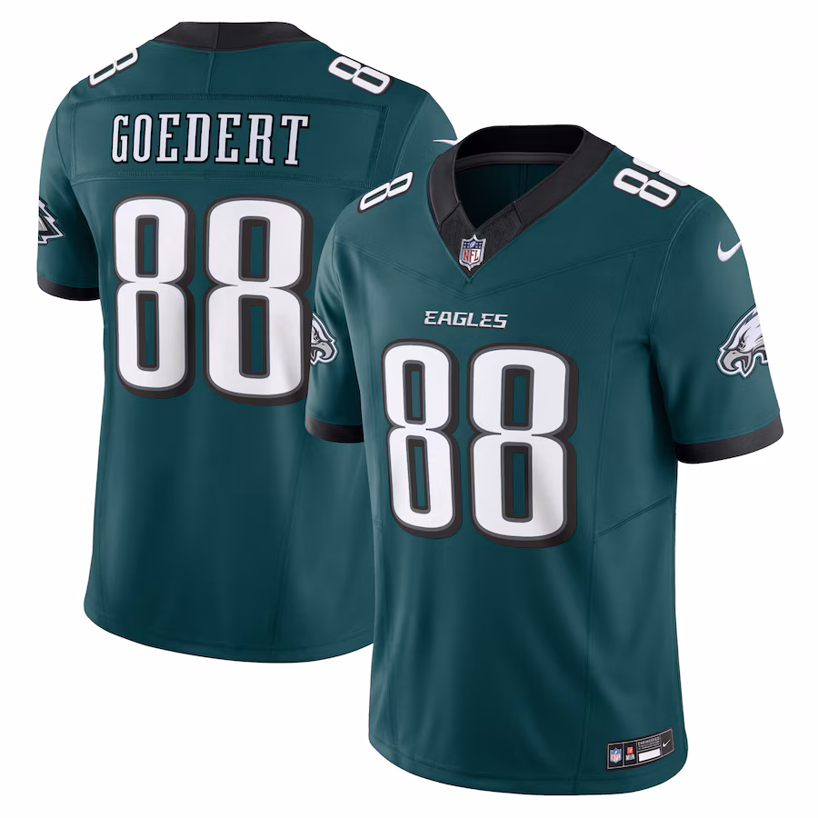 Dallas Goedert Philadelphia Eagles  Alternate Vapor F.U.S.E. Limited Jersey - (Green 、Kelly Green、Black）