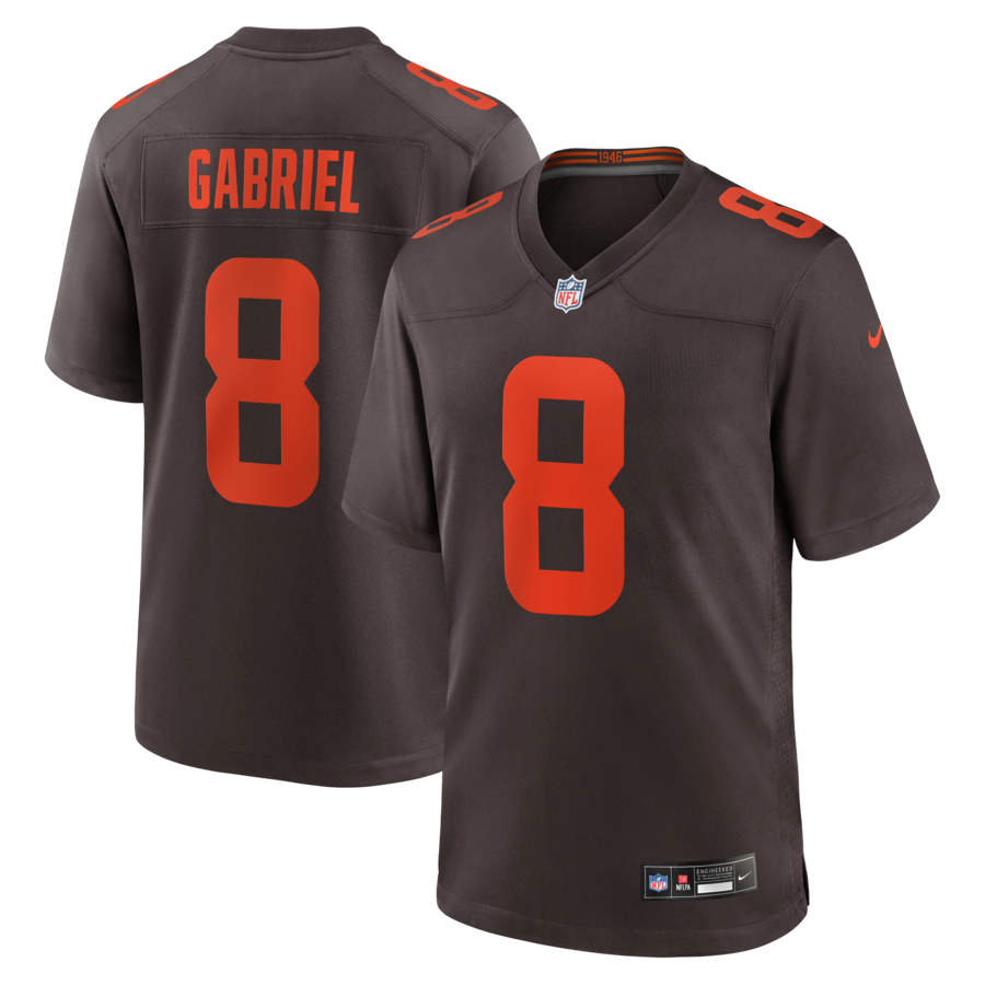 Dillon Gabriel Cleveland Browns  Alpha Dawg Game Jersey - Brown