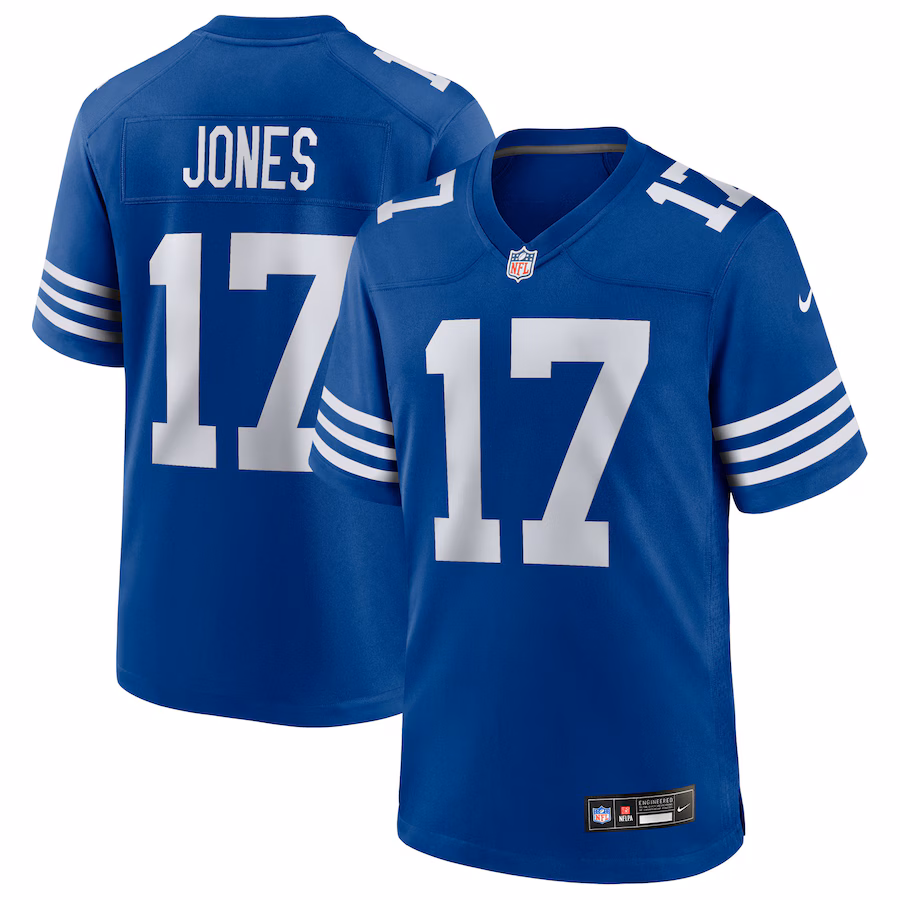 Daniel Jones Indianapolis Colts  Alternate  Game Jersey -  Royal