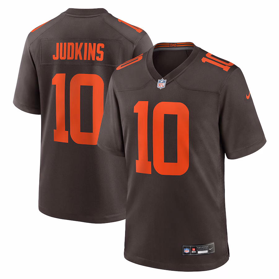Quinshon Judkins Cleveland Browns  Alpha Dawg Game Jersey - Brown