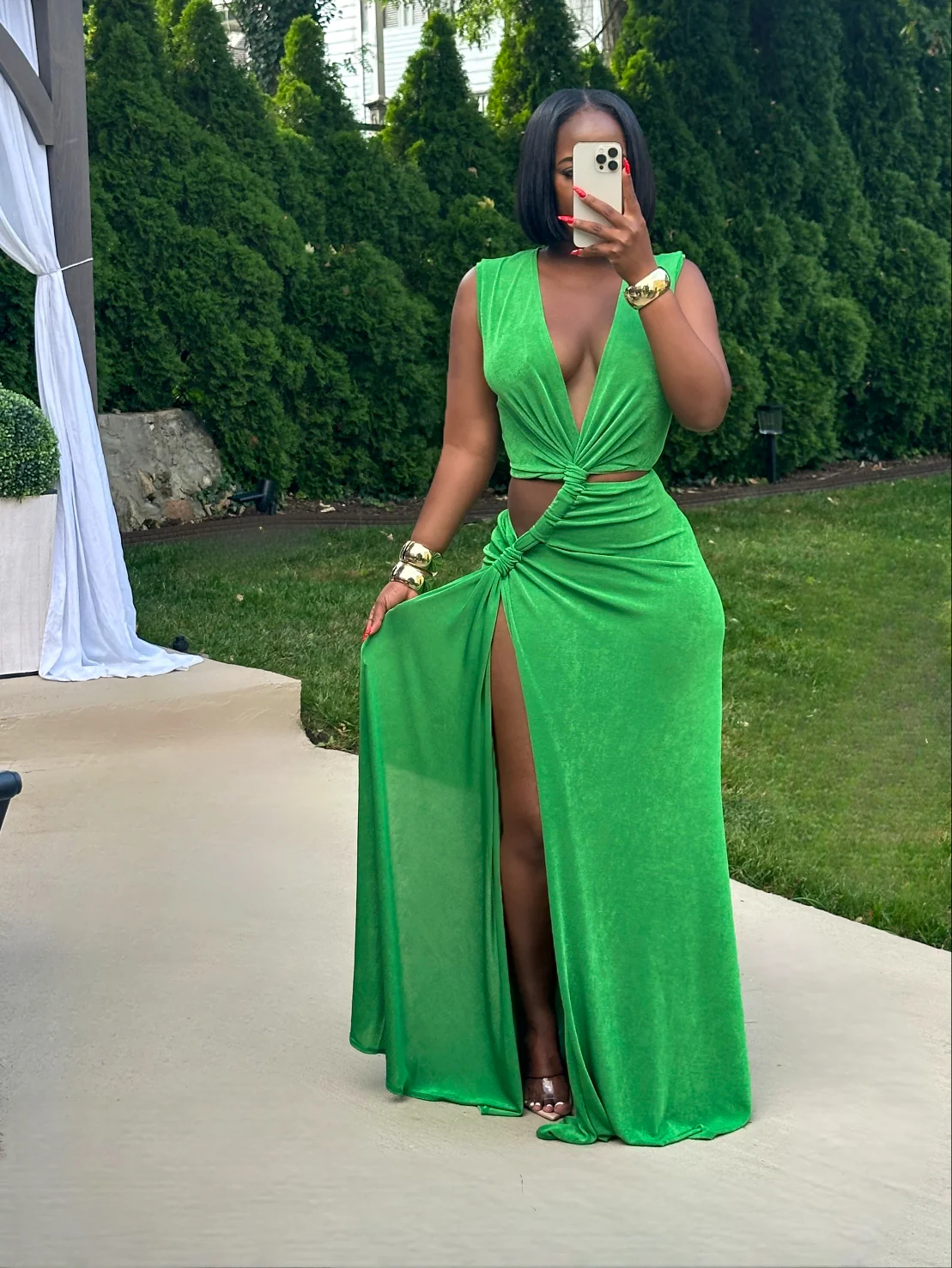 ROYALE TEMPTRESS MAXI DRESS (GREEN)