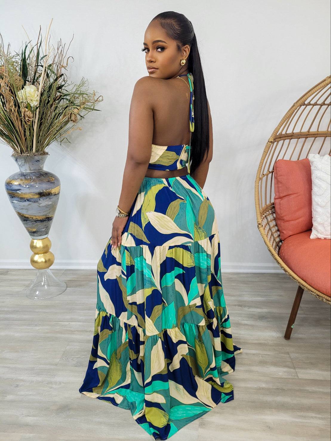 Summer Vibe Floral Maxi Dress