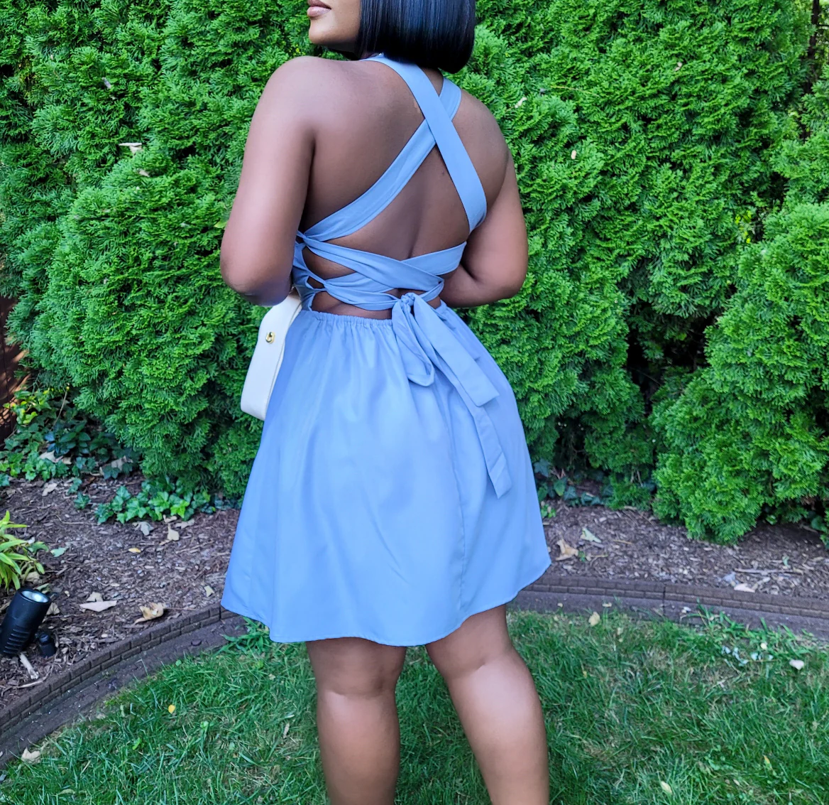 LILY FIESTA MINI DRESS (BLUE)