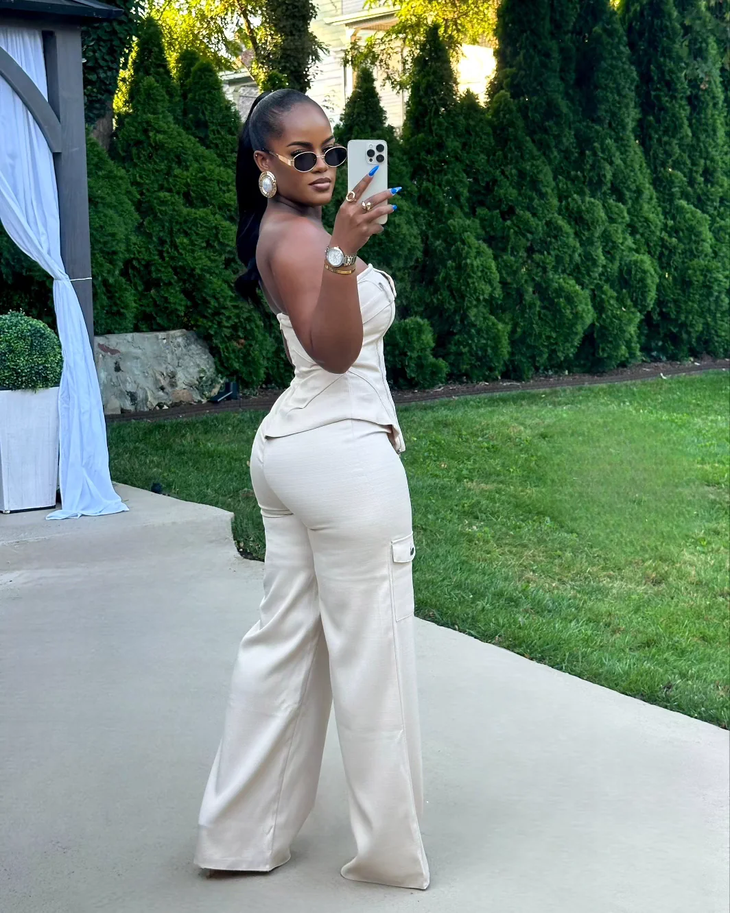COCONUT CARGO JUMPSUIT (OATMEAL)