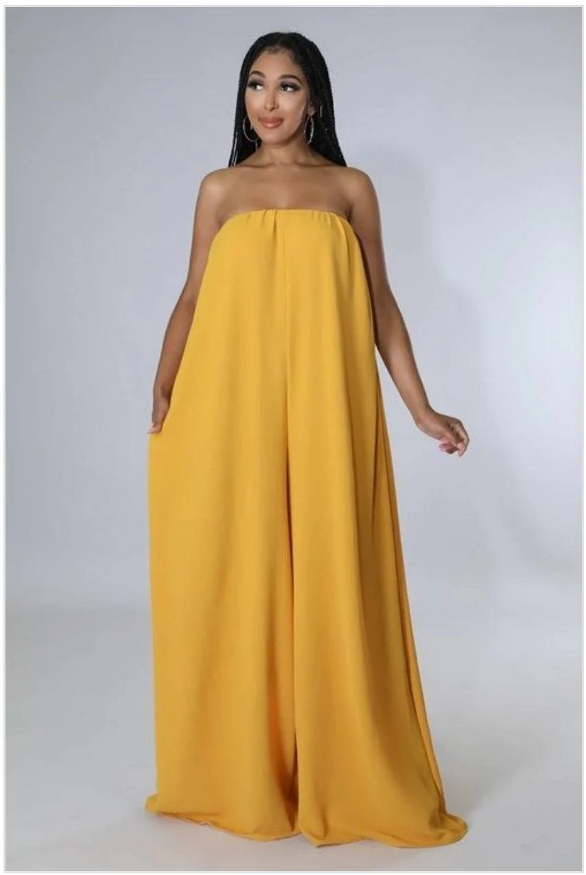 Mala Over Size Jumpsuit (Yellow/Green)