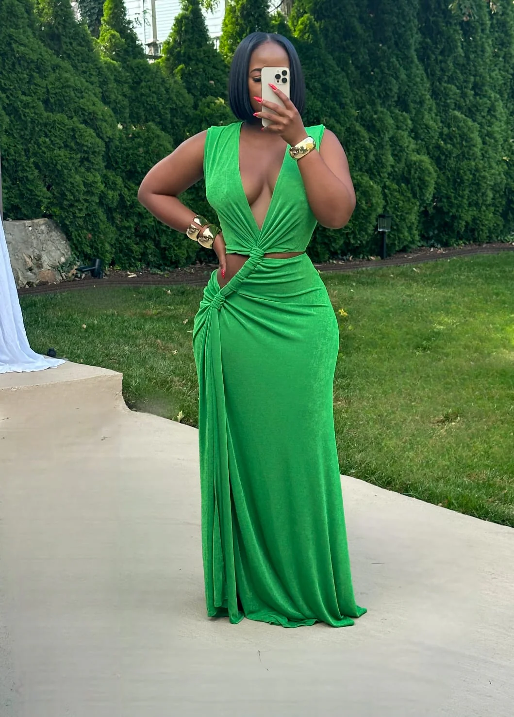 ROYALE TEMPTRESS MAXI DRESS (GREEN)