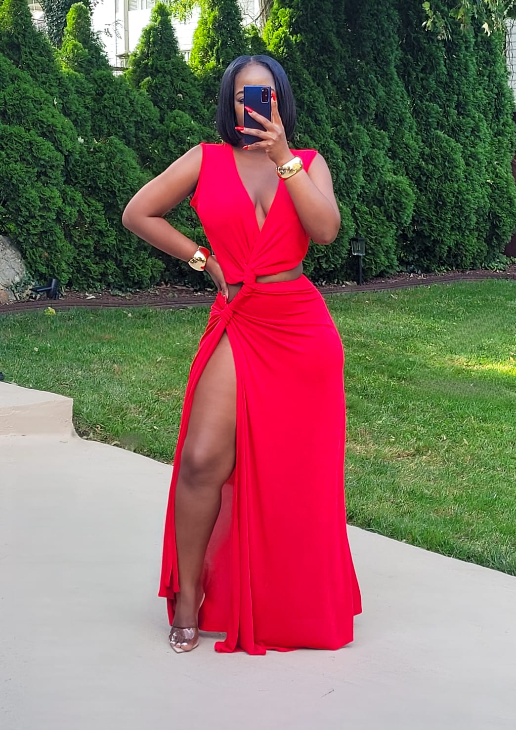 ROYALE TEMPTRESS MAXI DRESS (RED)