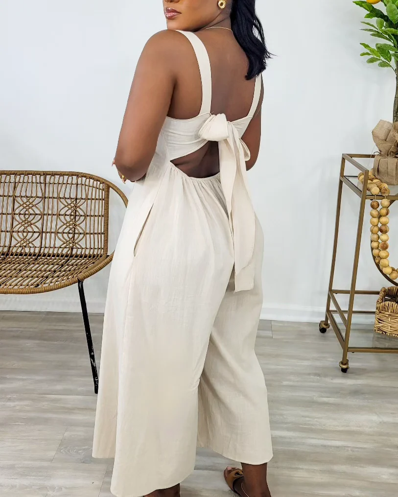 JULIE'S COZY OVERSIZED JUMPSUIT (OATMEAL)