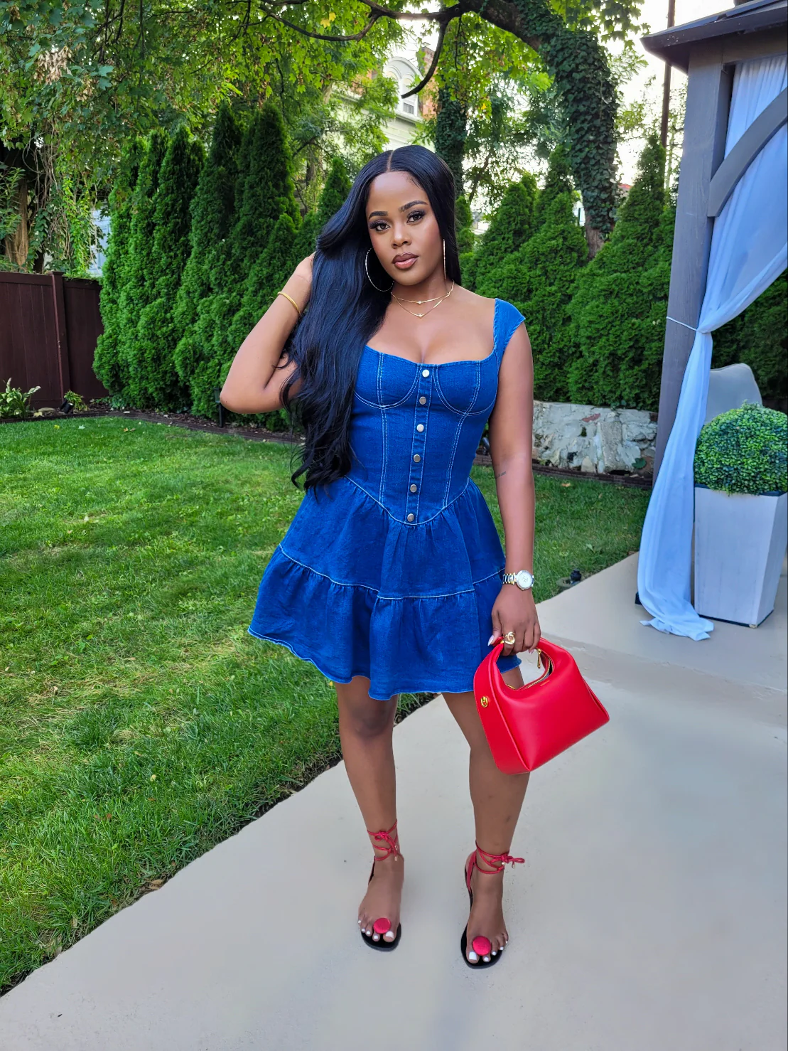 LITTLE JEAN JEWEL MINI DRESS